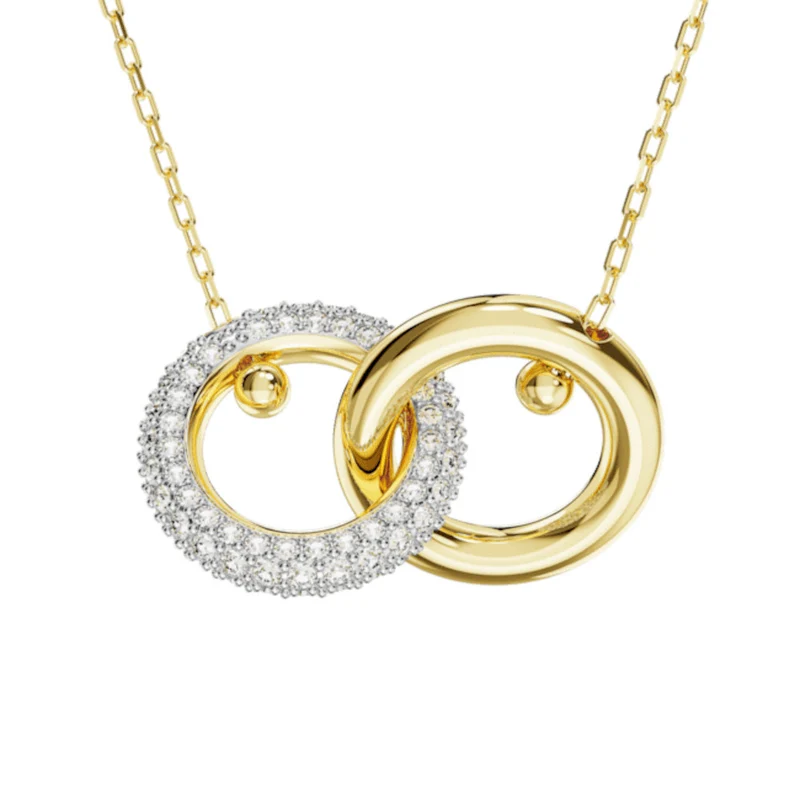 Swarovski Dextera Gold-coloured Pendant 5668820 (Length: 38.00 - 45.00 CM