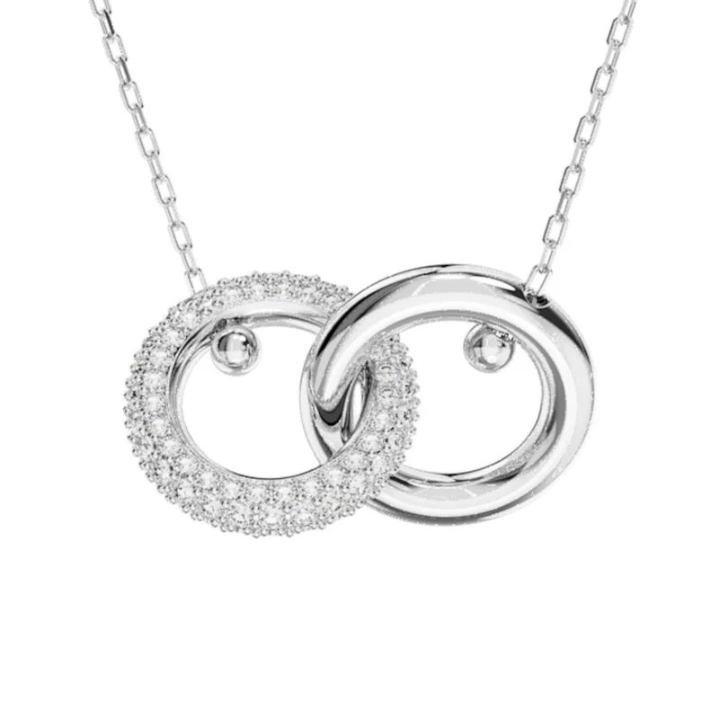 Swarovski Dextera Silver-coloured Pendant 5670251 (Length: 38.00 - 45.00 CM)
