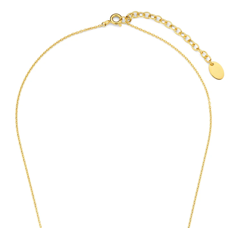 Violet Hamden Luna 925 Sterling Zilveren Gold Plated Ketting met Manen VH340034