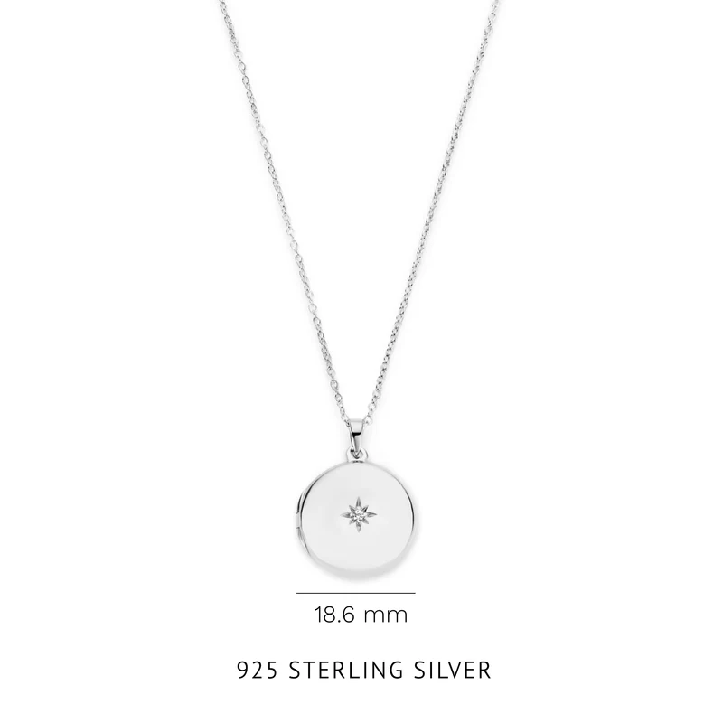 Violet Hamden Sisterhood Memory 925 Sterling Zilveren Ketting met Foto Medaillon VH340029