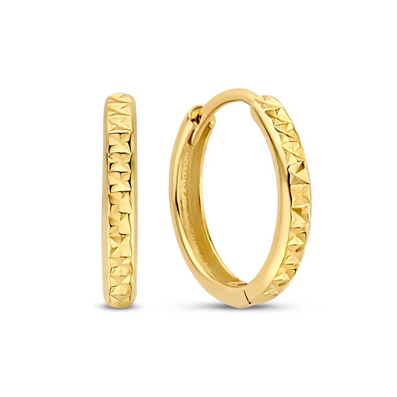 Isabel Bernard Cadeau d'Isabel 14 karaat gouden oorbellenset IB90177