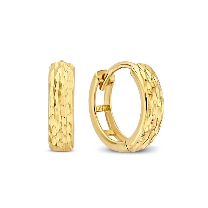Isabel Bernard Cadeau d'Isabel 14 karaat gouden oorbellenset IB90177