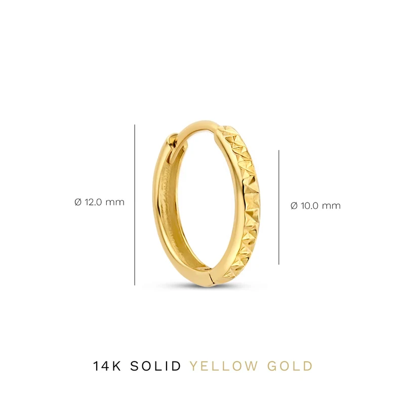 Isabel Bernard Cadeau d'Isabel 14 karaat gouden oorbellenset IB90177