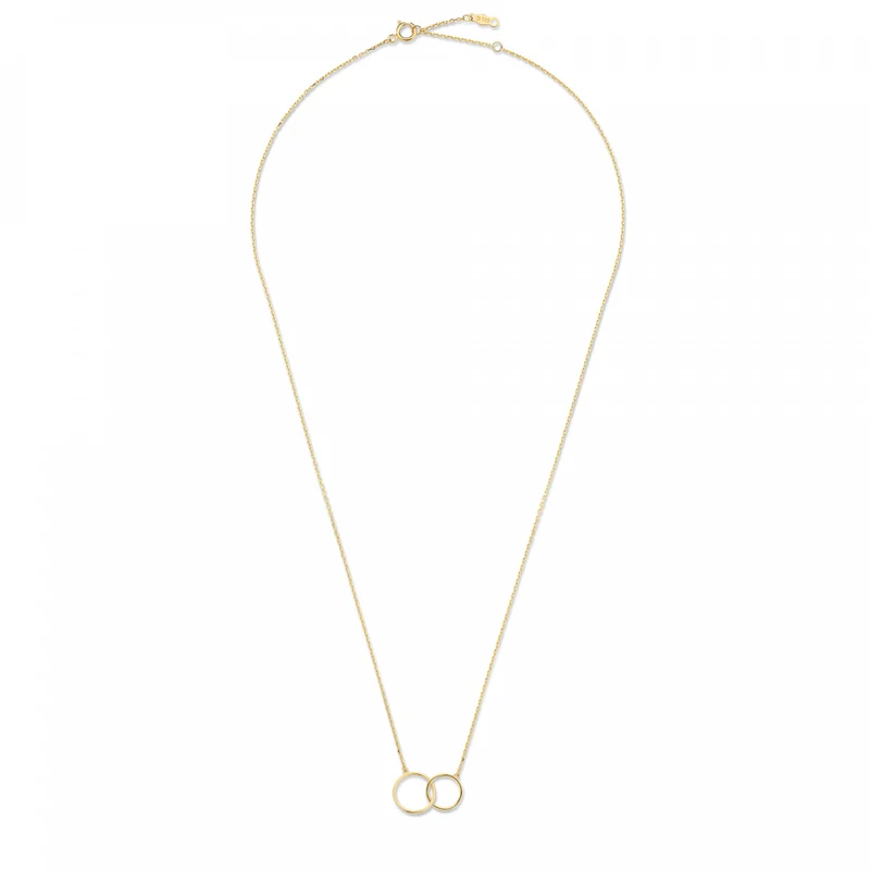 Isabel Bernard Cadeau d'Isabel 14 Karaat Gouden Collier en Armband Giftset IB90130