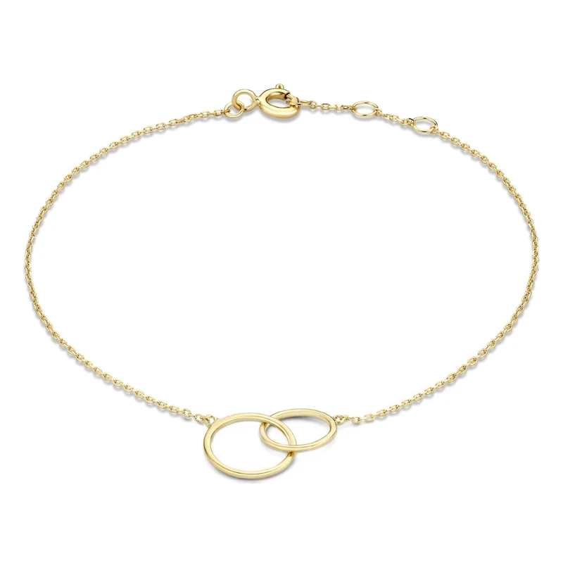 Isabel Bernard Cadeau d'Isabel 14 Karaat Gouden Collier en Armband Giftset IB90130