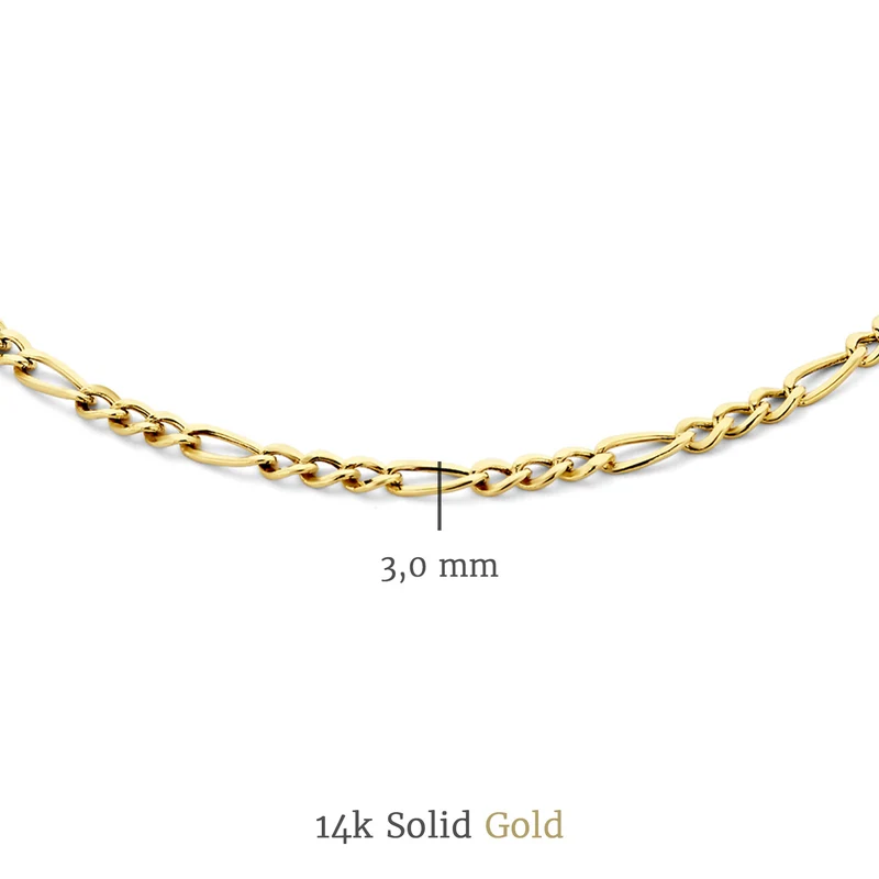 Isabel Bernard Cadeau d'Isabel 14 Karaat Gouden Collier en Armband Giftset IB90094