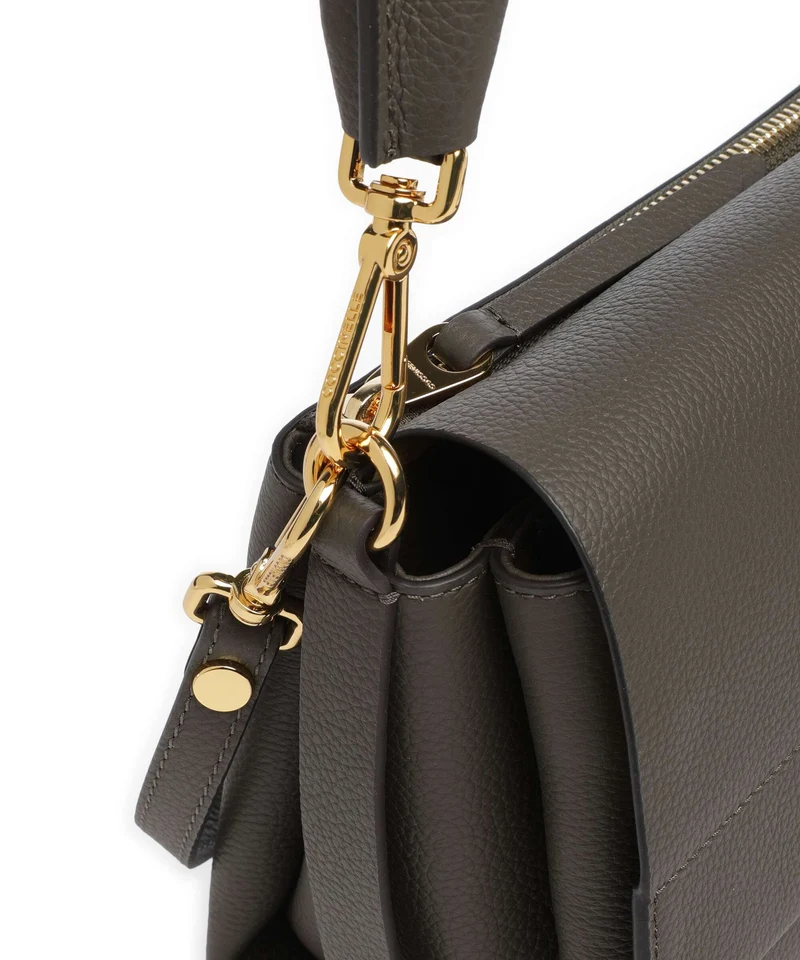 Coccinelle Boheme Grana Double Bolso de hombro fango/honey