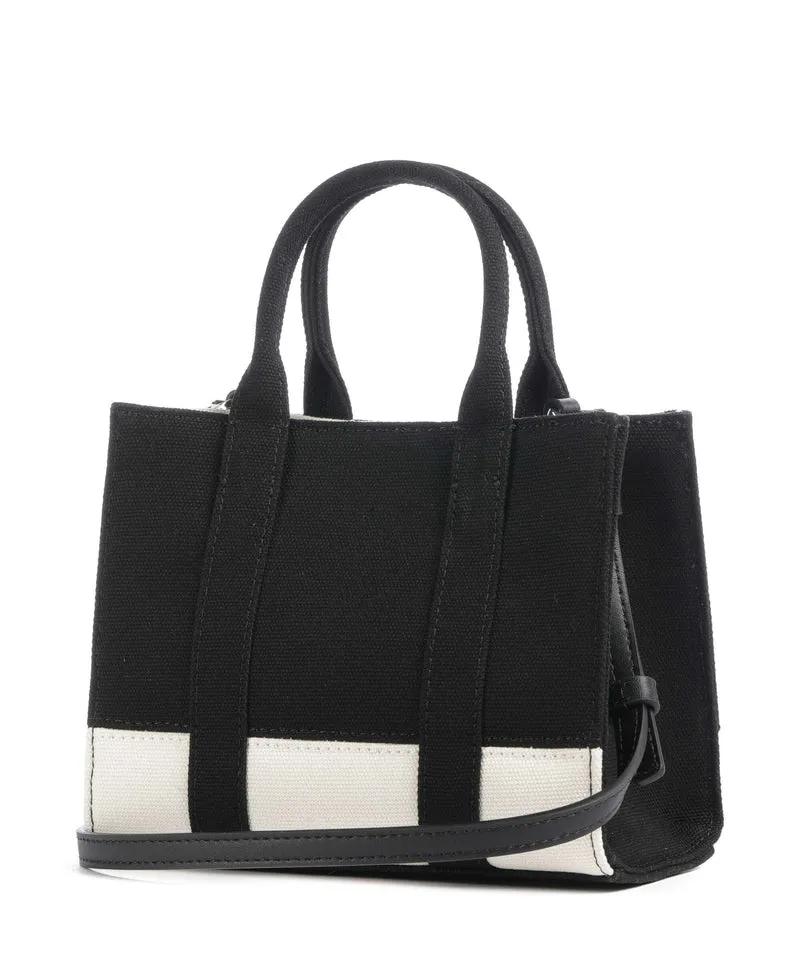 Karl Lagerfeld K/Rue St Guillaume Medium Bolso de mano cannoli cream/black