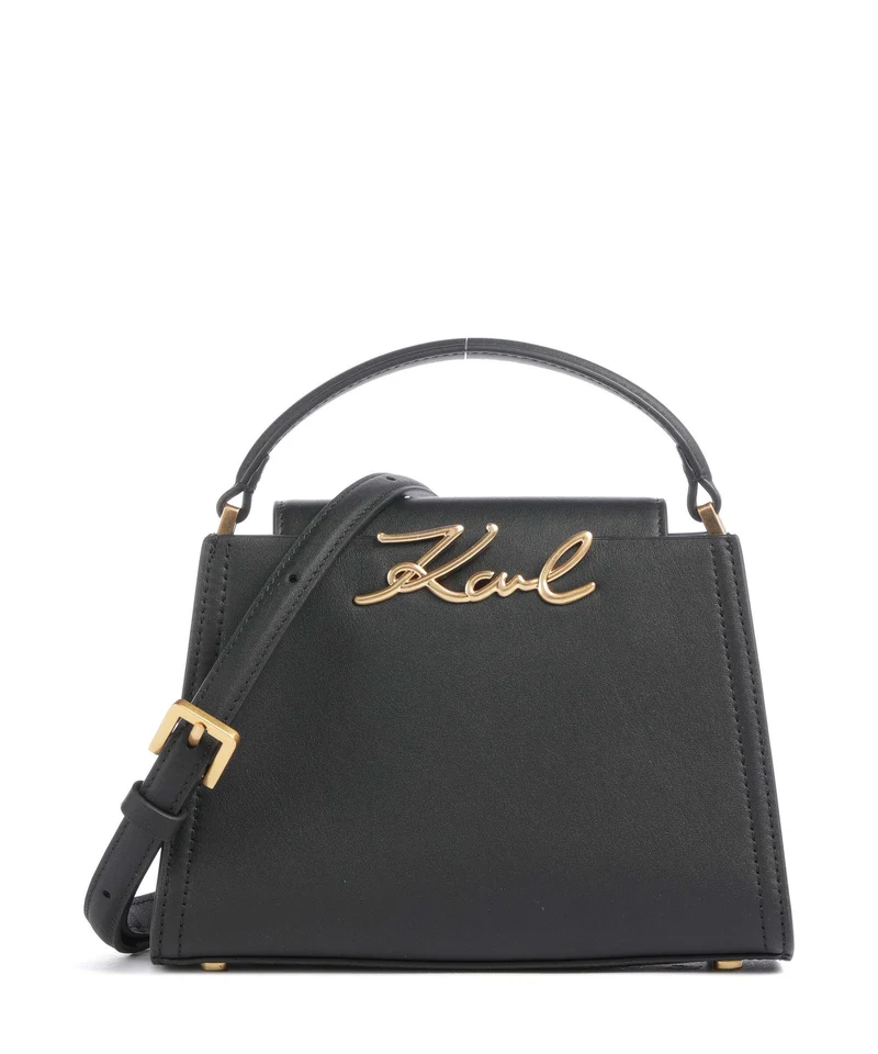 Karl Lagerfeld K/Signature Mini Bolso de mano black/gold