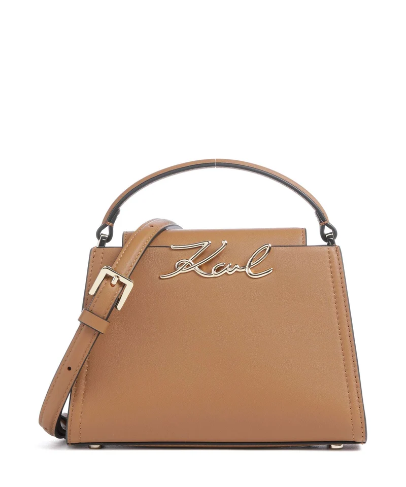 Karl Lagerfeld K/Signature Mini Bolso de mano caramel