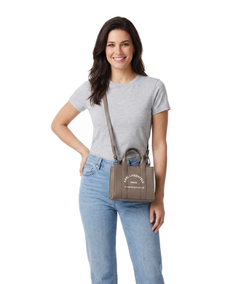 Karl Lagerfeld K/Rue St Guillaume Mini Bolso de mano dark taupe