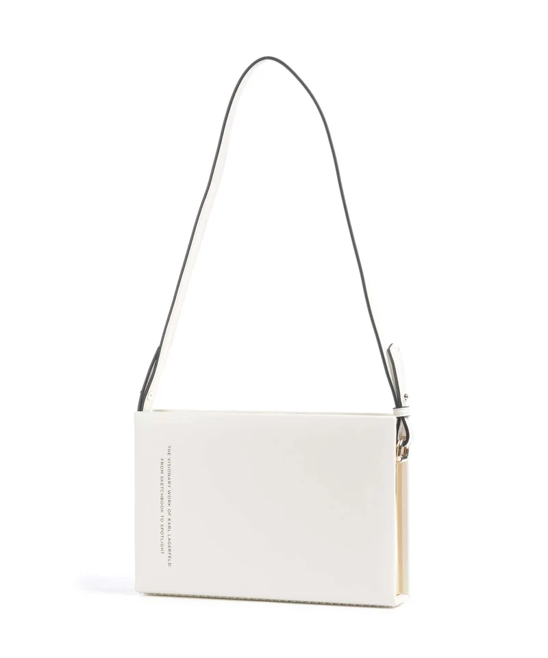 Karl Lagerfeld K/Soiree Book Bolso de hombro off white embellishment