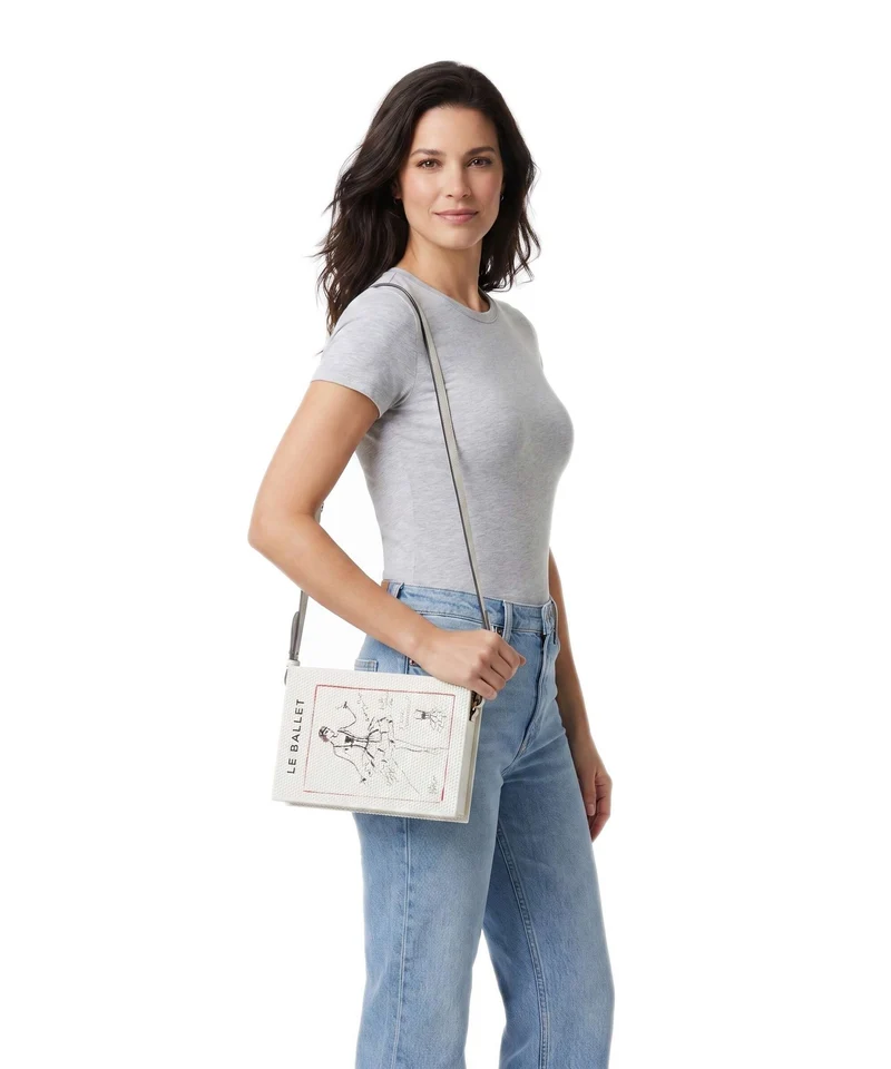 Karl Lagerfeld K/Soiree Book Bolso de hombro off white embellishment