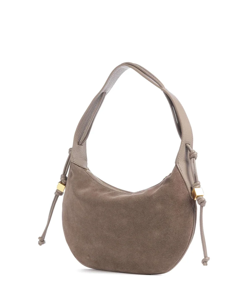 Coccinelle Thess Suede Bolso de hobo warm taupe