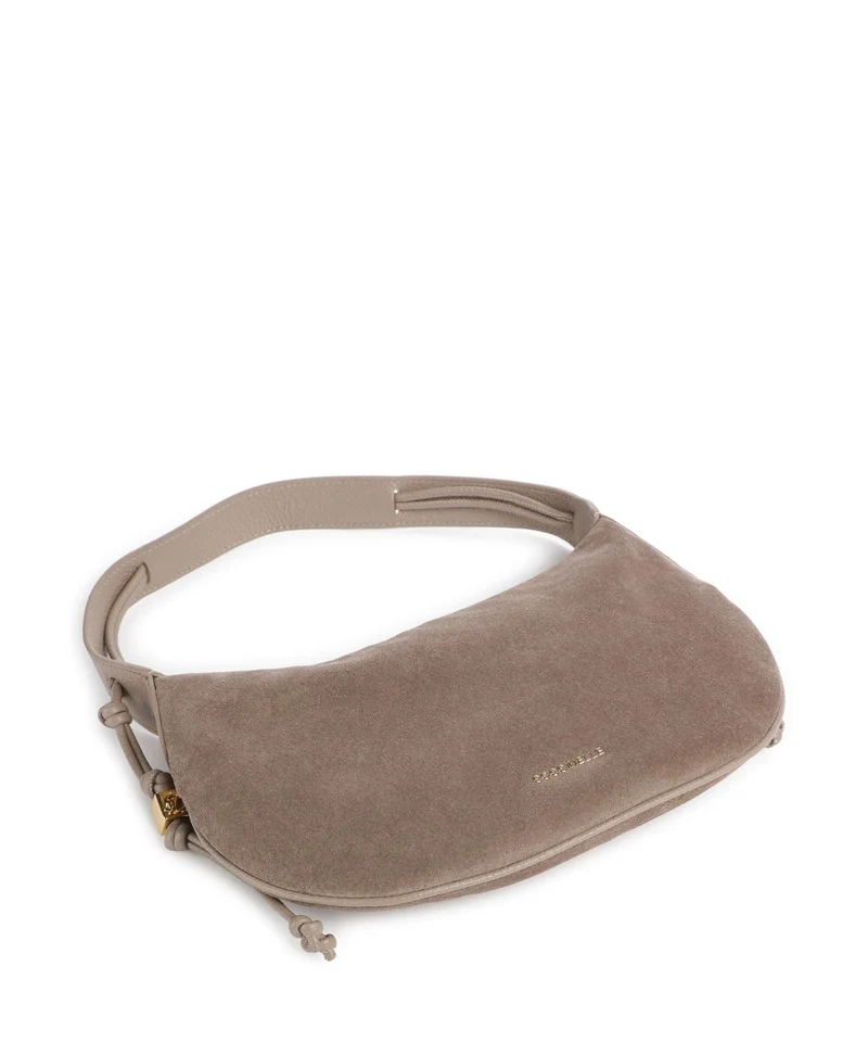 Coccinelle Thess Suede Bolso de hobo warm taupe