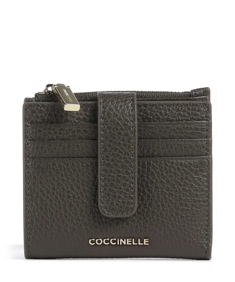Coccinelle Metallic Soft Monedero fango