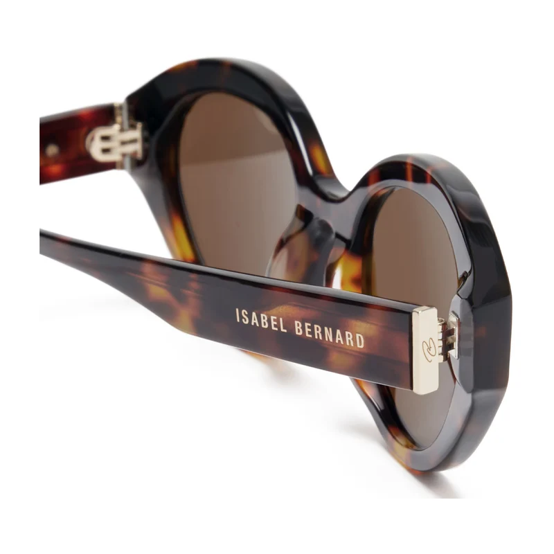 Isabel Bernard La Villette Rosaire Bruine Tortoise Ovale Zonnebril IB400002-14-14