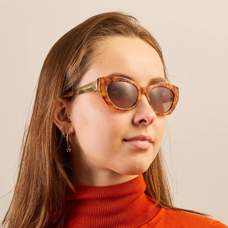 Michael Kors Paloma II Oranje Zonnebril MK209137341351