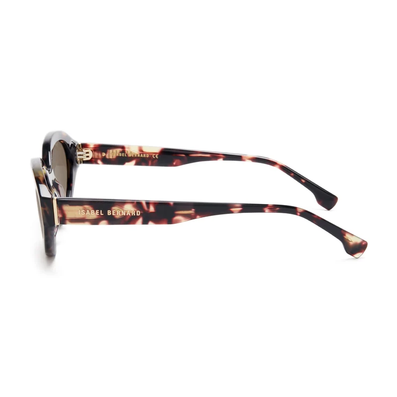 Isabel Bernard La Villette Rosaire Bruine Tortoise Ovale Zonnebril IB400002-04-14