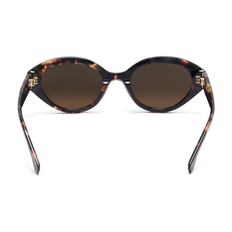 Isabel Bernard La Villette Rosaire Bruine Tortoise Ovale Zonnebril IB400002-04-14