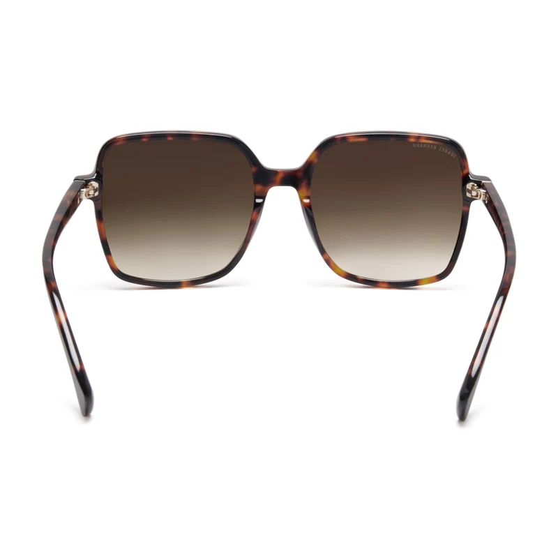Isabel Bernard La Villette Rene Bruine Tortoise Vierkante Zonnebril IB400000-14-14