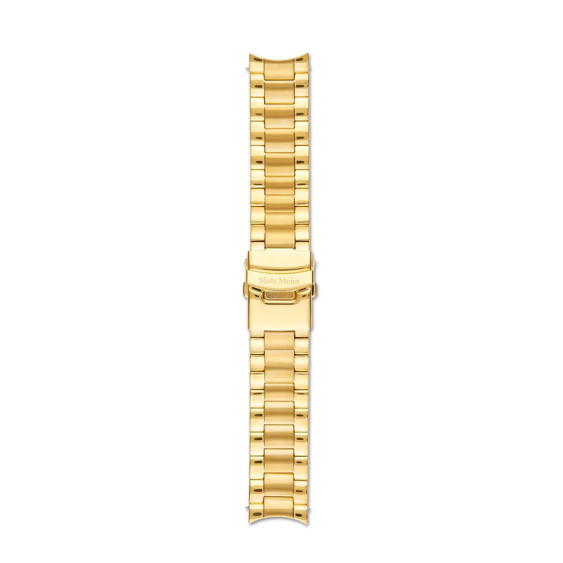 Mats Meier Strap 22mm Goudkleurig MM40002