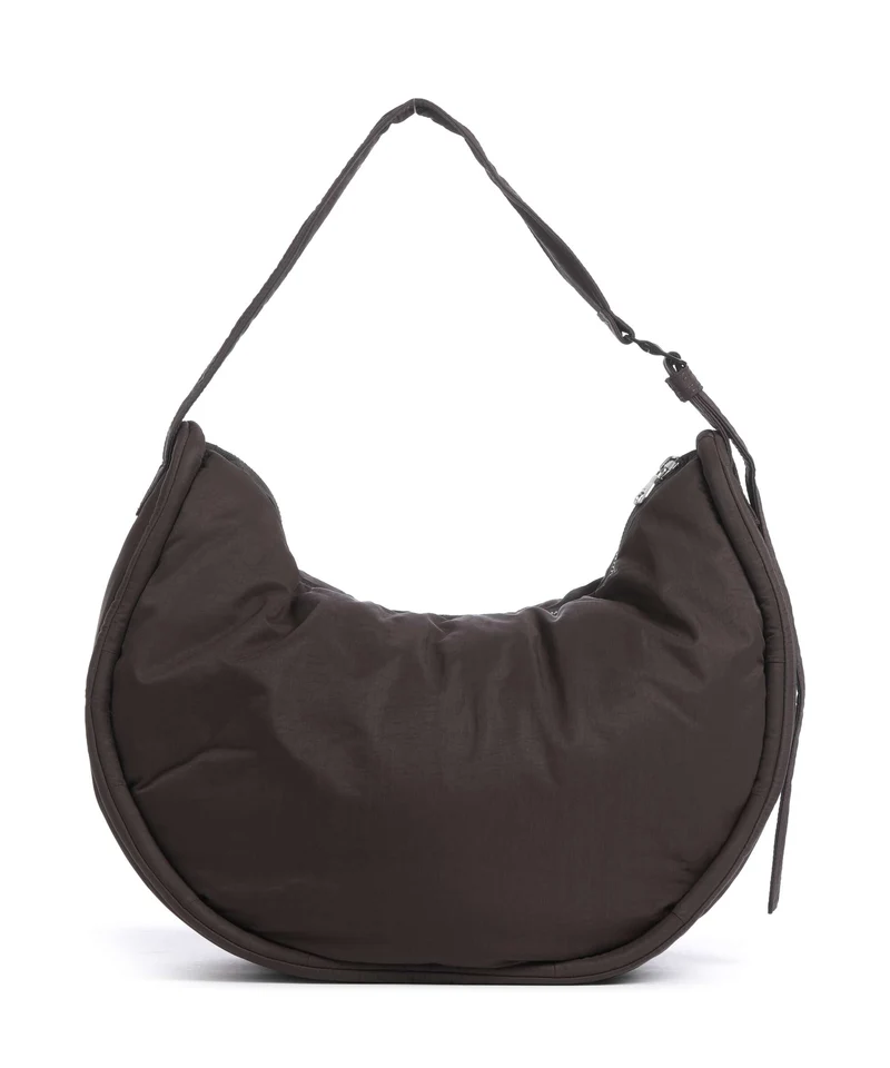 Sandqvist Curve L Bolso de hobo dark brown