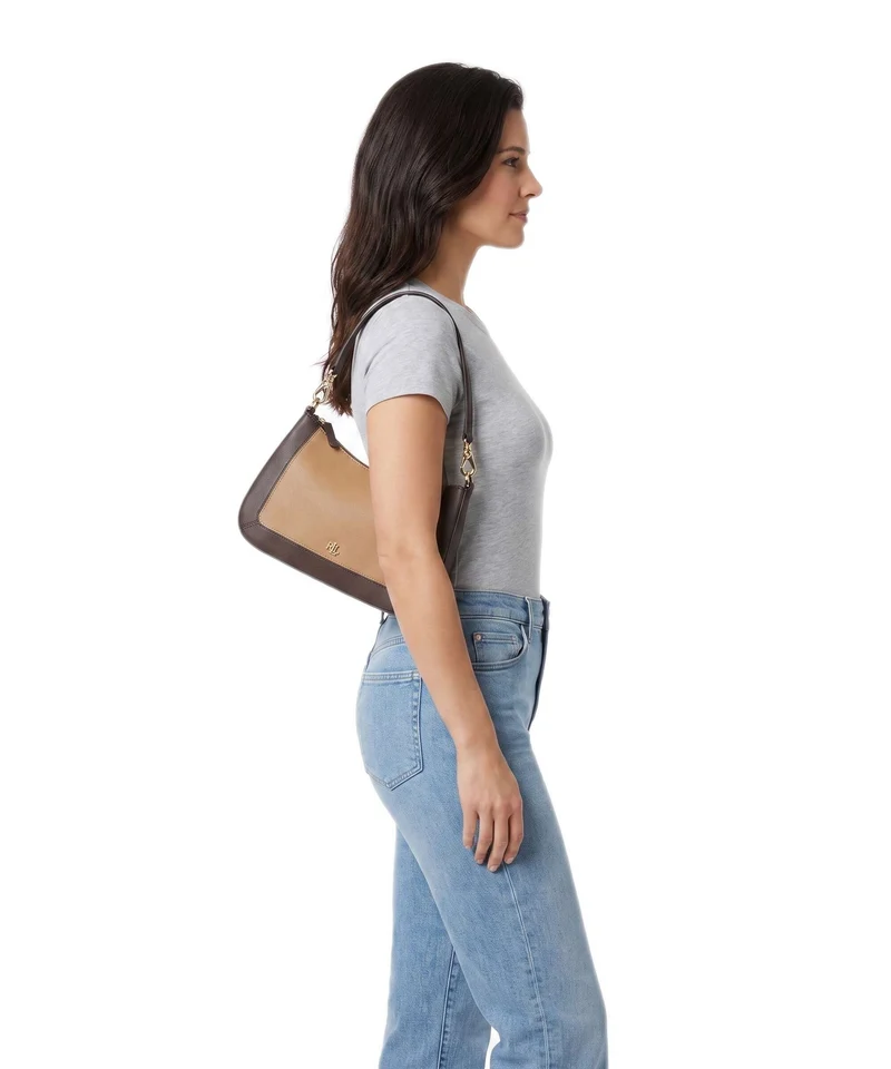 Lauren Ralph Lauren Danni 26 Bolso de hombro camel/chestnut brown