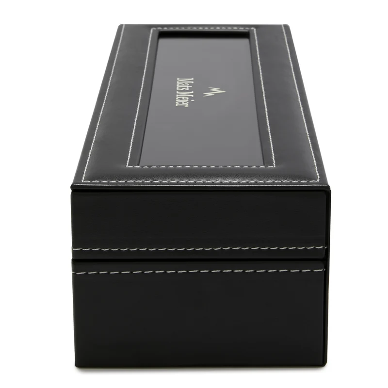 Mats Meier Mont Fort Zwarte Horlogebox voor 6 Horloges MM-Watchbox-1915