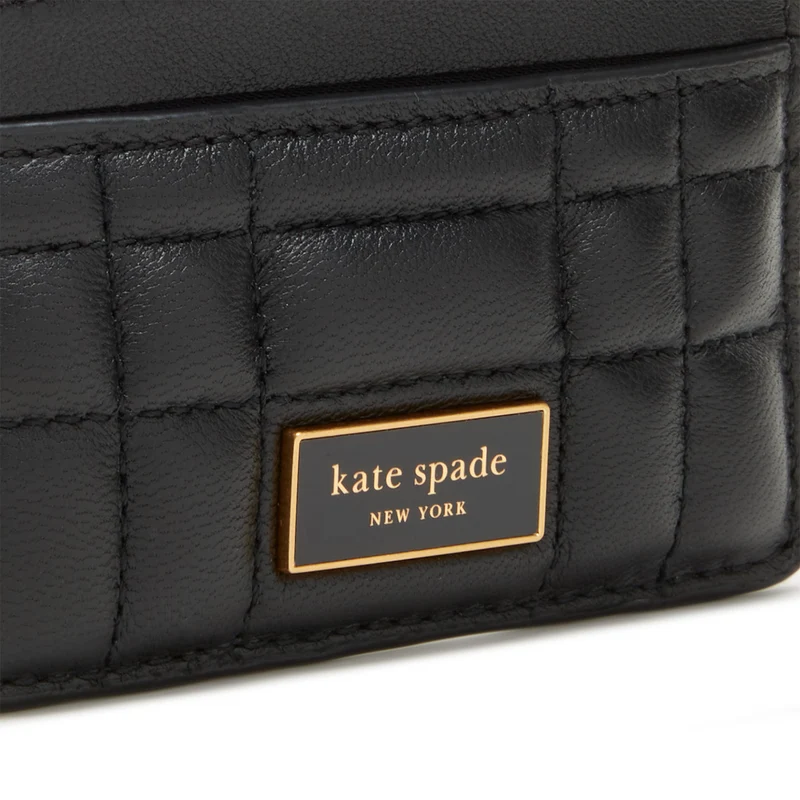 Kate Spade New York Evelyn Zwarte Leren Pasjeshouder K8933BLK