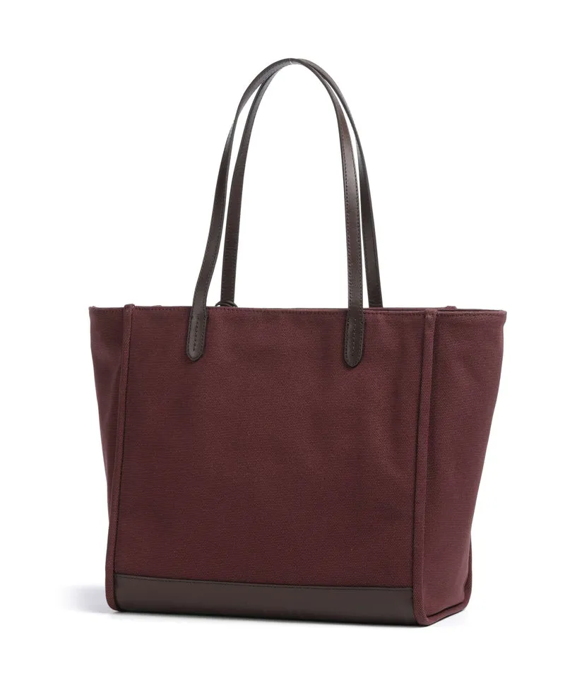 Lauren Ralph Lauren Cameryn Large Bolsa shopping dark garnet/chestnut brown