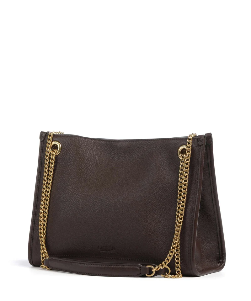 Lauren Ralph Lauren Bradley Medium Bolso de hombro chestnut brown