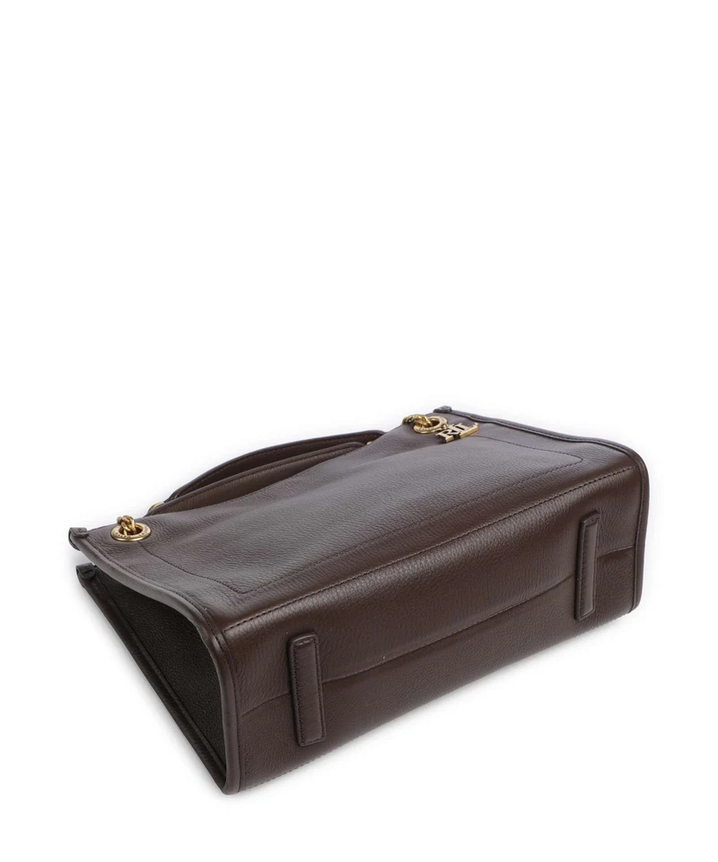 Lauren Ralph Lauren Bradley Medium Bolso de hombro chestnut brown