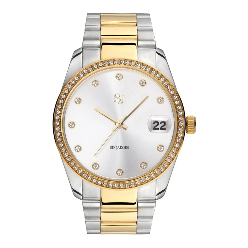 Sif Jakobs Electra Gouden Dameshorloge SJ-W1054-CZ-YG2