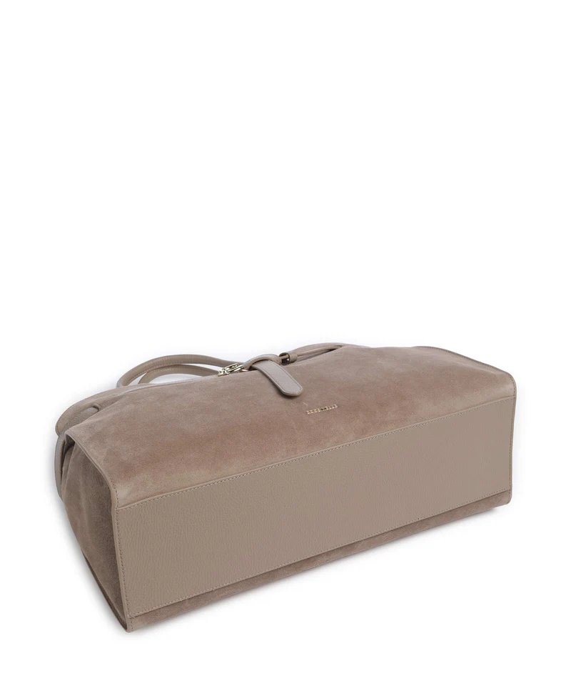 Coccinelle Sabine Suede Bolso de mano warm taupe