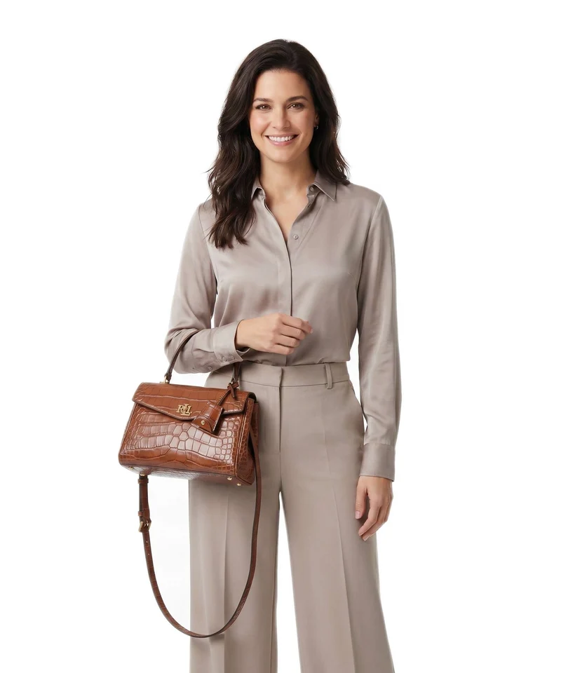Lauren Ralph Lauren Farrah Small Bolso de mano lauren tan