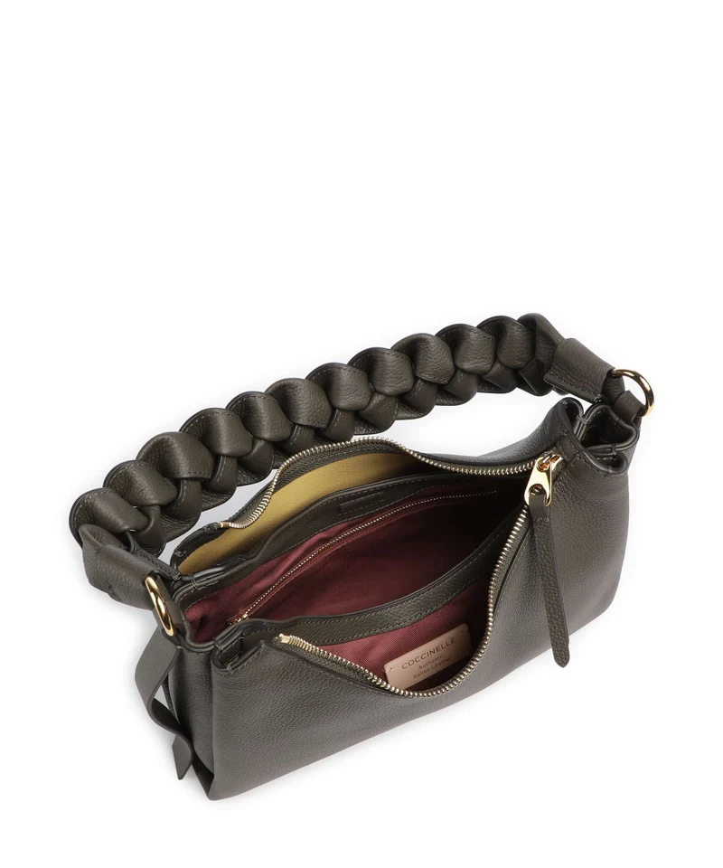 Coccinelle Boheme Grana Double Bolso de hombro fango/honey