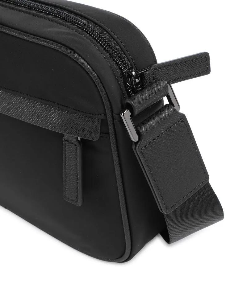 Emporio Armani Nylon Recycled Bandolera black beauty