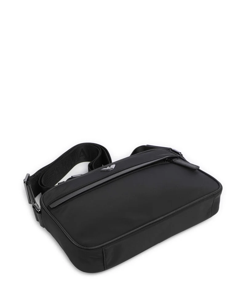 Emporio Armani Nylon Recycled Bandolera black beauty