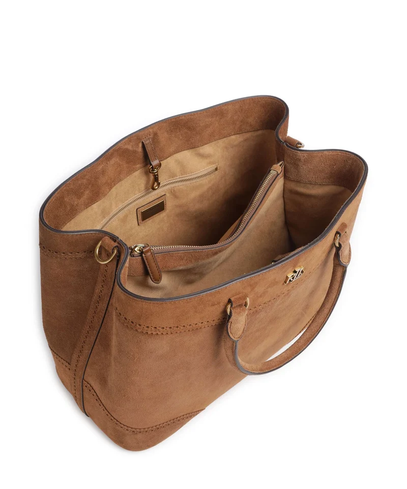Lauren Ralph Lauren Marcy 36 Bolso de mano light tobacco