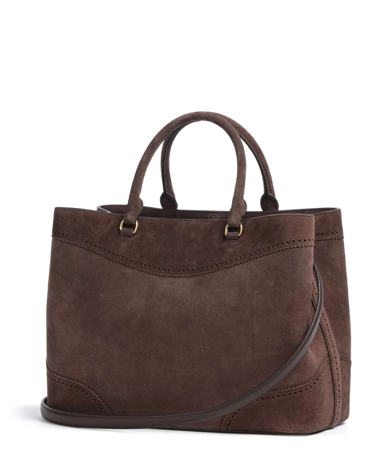 Lauren Ralph Lauren Marcy 36 Bolso de mano chestnut brown