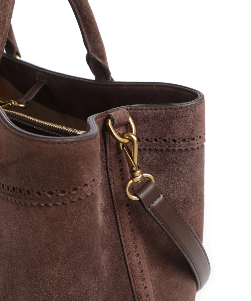 Lauren Ralph Lauren Marcy 36 Bolso de mano chestnut brown