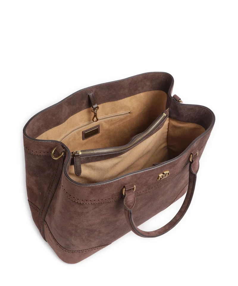 Lauren Ralph Lauren Marcy 36 Bolso de mano chestnut brown
