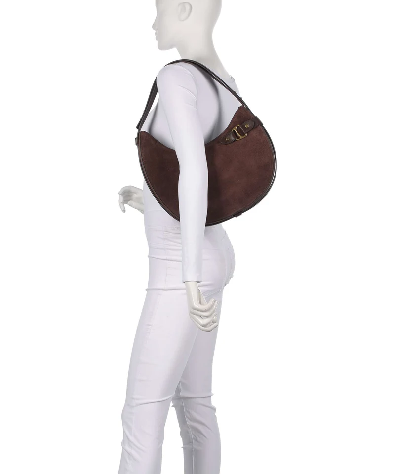 Lauren Ralph Lauren Tasha Large Bolso de hobo chestnut brown