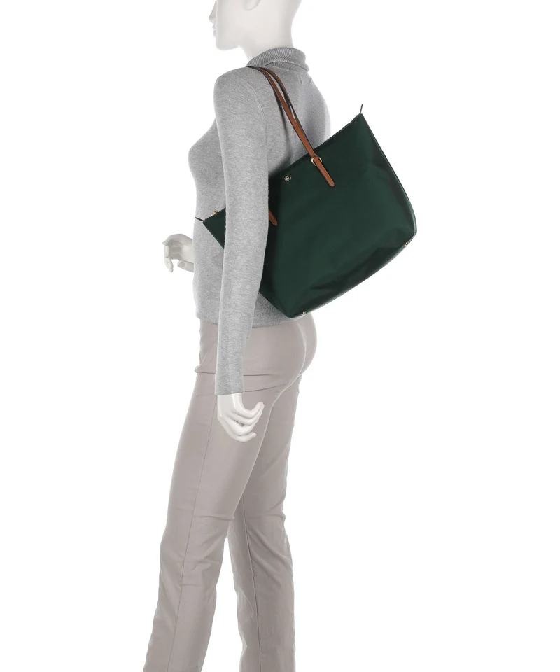 Lauren Ralph Lauren Keaton 26 Bolsa shopping season green/tan