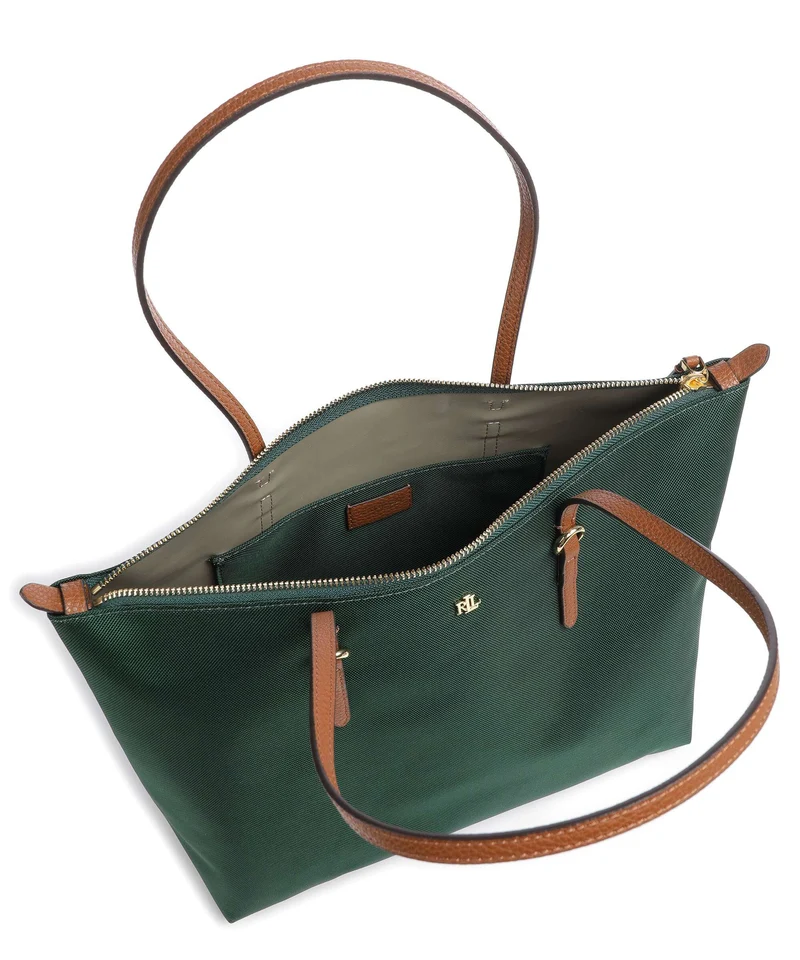Lauren Ralph Lauren Keaton 26 Bolsa shopping season green/tan