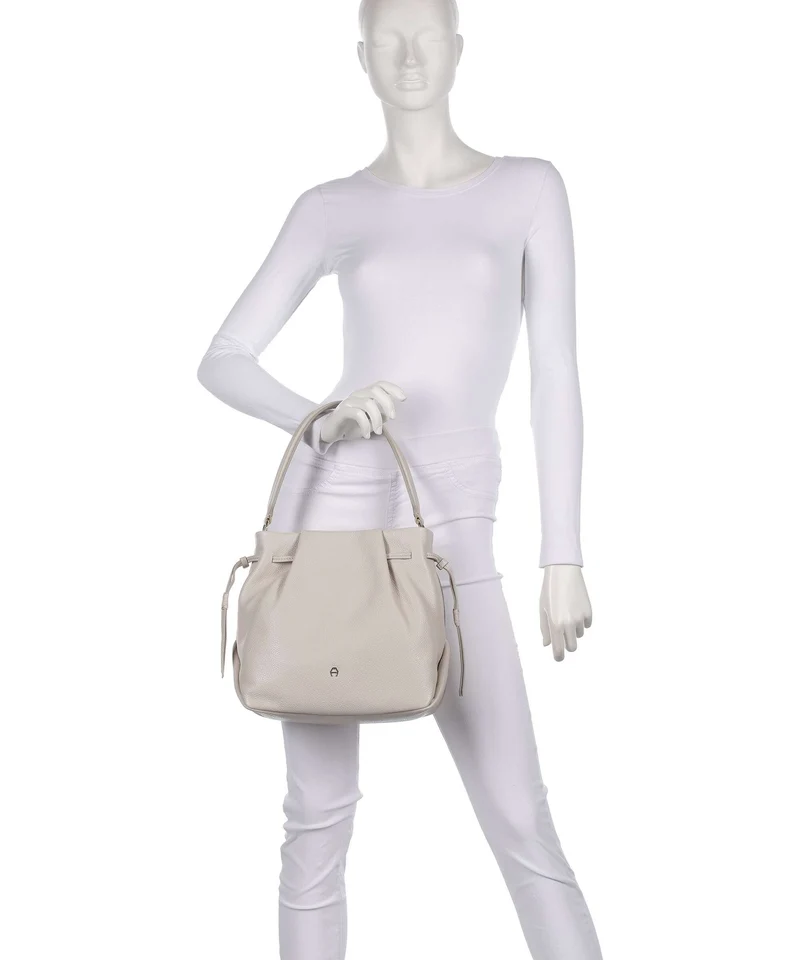 Aigner Paola M Bucket bolso de mano fog beige