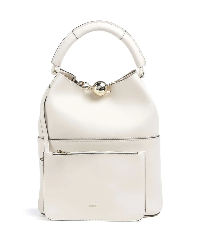 Furla Sfera S Bucket bolso de mano panna/avena