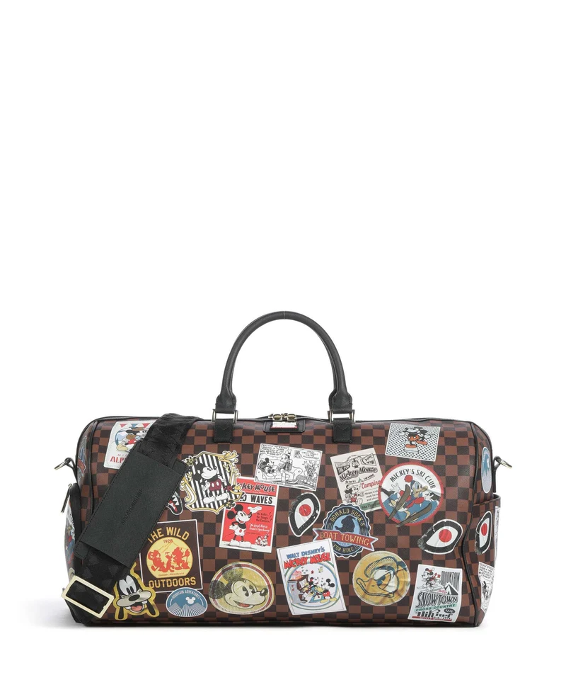 Sprayground Mickey Mouse Global Mogul Bolsa de fin de semana brown