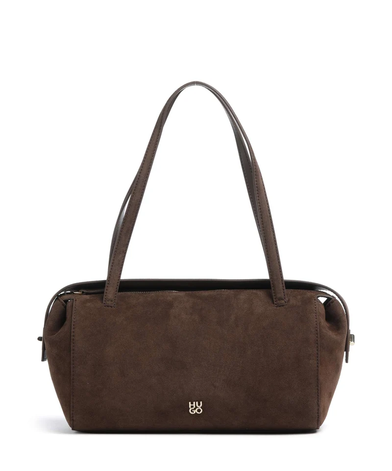 Hugo Meelo Bolso de hombro darkbrown